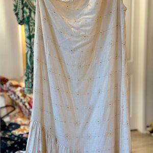 FARM Rio Cream one shoulderDress